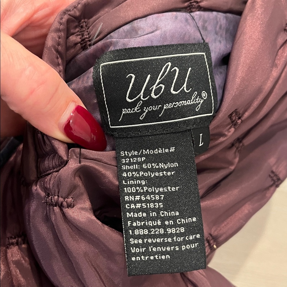 NWT UBU Reversible Quilted Long Jacket COAT art deco to wear wearable art galaxy - Picture 11 of 16